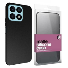 xPRO Honor X8a, Xpro szilikon telefontok, Matt, Fekete tok és táska