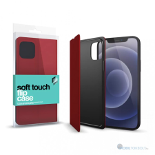 xPRO Soft Touch Flip Case piros Huawei P Smart 2021 készülékhez tok és táska