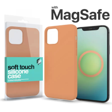 xPRO Soft Touch MagSafe Silicon Case iPhone 15 Pro narancssárga mobiltelefon kellék
