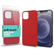 xPRO Soft Touch Silicon Case iPhone 15 Pro piros tok és táska