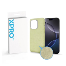 xPRO Soft Velvet Magsafe hátlaptok Apple iPhone 17 zöld tok és táska
