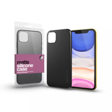 xPRO Szilikon matte tok ultravékony fekete Apple iPhone 11 készülékhez tok és táska