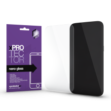 xPRO tector Nano Glass kijelzővédő fekete kerettel Apple iPhone 12 / 12 Pro készülékhez mobiltelefon kellék