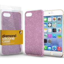 Xprotector Apple iPhone 15 Pro Max, Szilikon tok, csillogó, Xprotector Diamond, rózsaszín tok és táska