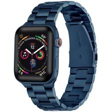 Xprotector Apple Watch 4-6, SE, SE (2022) (42 / 44 mm) / Watch 7-9 (45 mm) / Watch Ultra 1-2 (49 mm), fém pótszíj, rozsdamentes acél, vastag, Xprotector, kék okosóra kellék