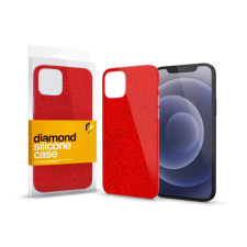 Xprotector Diamond szilikon hátlap tok, Apple iPhone 13 Pro Max, piros tok és táska