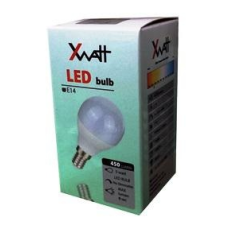  XWATT XWLGE14/5W LED Kis gömb izzó 5W-os E14-es foglalattal izzó