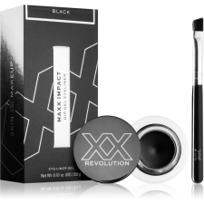 XX by Revolution MAXX IMPACT tartós zselés szemhéjtus ecsettel árnyalat Black 3 g szemhéjtus