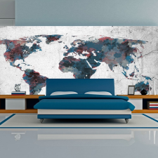  XXL Fotótapéta térkép - World map on the wall Világtérkép 550x270 térkép