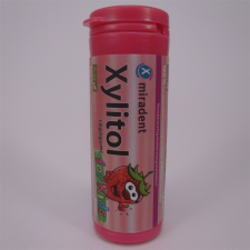 Xylitol kids gyermek rágógumi eper íz 30 db csokoládé és édesség