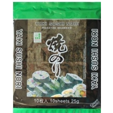 Yaki Sushi Tengeri algalapok 10 db, 25g Yaki Sushi reform élelmiszer