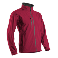  YANG II PIROS FÉRFI SOFTSHELL FELSŐ, YKK CIPZ_L