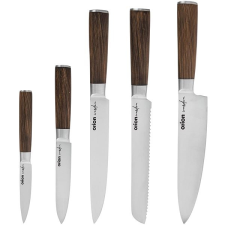 Yangjiang Orion 5 db-os rozsdamentes acél konyhai késkészlet WOODEN kés és bárd