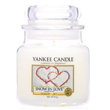 Yankee candle Classic 411 g - Snow In Love, közepes méret gyertya