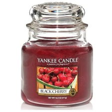 Yankee candle Classic Medium Black Cherry 411 g gyertya