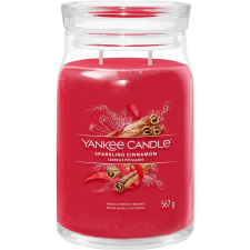 Yankee candle Signature üveg 2 kanóc Sparkling Cinnamon 567 g gyertya