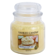  Yankee Candle Vanilla Cupcake illatos gyertya  411 g Classic közepes méret kozmetikai ajándékcsomag