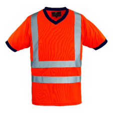  YARD V-NYAKÚ FLUO PÓLÓ, NARANCS_XXL láthatósági ruházat