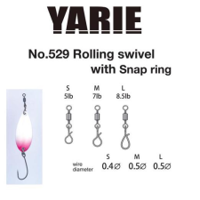  Yarie 529 Fast Snapring M 7lb forgókapocs horgászkiegészítő