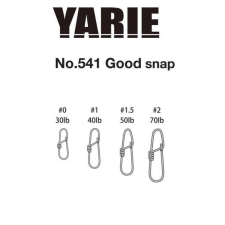 Yarie 541 Good Snap 30LB #0 kapocs horgászkiegészítő