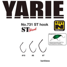  Yarie 731 ST Nanotef #8 Barbless horog horog
