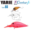  Yarie T-Crankup JR 675 Type SS 28mm 2.1gr C18 Clear Pink wobbler