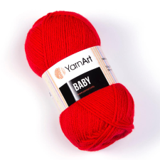 YarnArt Baby - Piros - 156 rövidáru