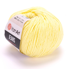  Yarnart JEANS - Halvány sárga - 067 rövidáru