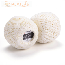  YarnArt LILY Horgoló cérna - Krém rövidáru