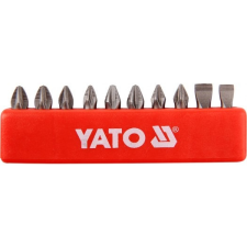 Yato Bithegy készlet 10 részes 25mm (YT-0482) bitfej készlet