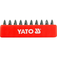 Yato Bithegy PZ1 1/4&quot; 25 mm 10db/bl (YT-0470) bitfej készlet