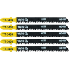 Yato Dekopírfűrészlap T10TPI favágásra 5db/cs (tiszta vágás) (YT-3404)