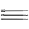 Yato Dugókulcs adapter készlet 3 részes 1/4" Hex -> 1/4", 3/8", 1/2" négyszög CrV