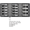 Yato dugókulcsbetét - mély dugókulcskulcsok 8-21 mm 14 db (YT-5539)