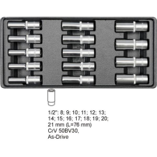 Yato dugókulcsbetét - mély dugókulcskulcsok 8-21 mm 14 db (YT-5539) szerszám kiegészítő