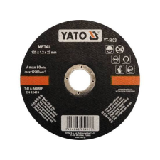 Yato Fémvágó tárcsa 125x1.2x22mm (YAT-5923) barkácsolás, csiszolás, rögzítés