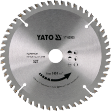 Yato Fűrésztárcsa Alumíniumhoz 160x52Tx20 mm (YT-60905) fűrészlap