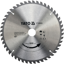 Yato Fűrésztárcsa folytonos 250/48T/30mm (YT-60484) barkácsgép tartozék