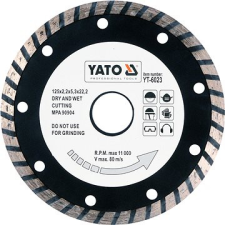 Yato gyémánt korong 125 x 22,2 x 2,6 mm turbó csiszolókorong és vágókorong