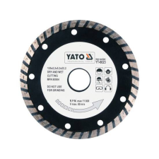 Yato Gyémánt tárcsa turbo 125mm (YAT-6023) barkácsolás, csiszolás, rögzítés