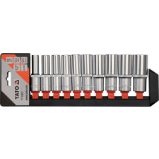 Yato Hosszított dugókulcs készlet 1/2&quot; 10 részes (YAT-38861) dugókulcs