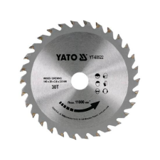 Yato Körfűrésztárcsa (fa) 140x20x2,8mm T30 (YAT-60522) barkácsolás, csiszolás, rögzítés