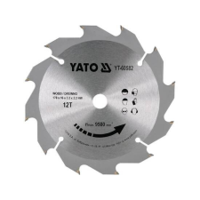 Yato Körfűrésztárcsa (fa) 170x16x3,2mm T12 (YAT-60582) barkácsolás, csiszolás, rögzítés