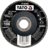 Yato Lamellás csiszolókorong döntött 125 x 22,2 mm P36