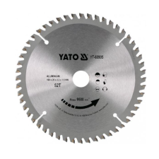 Yato LÁTÓTÁRCSA ALUMÍNIUMHOZ 160X52TX20MM YT-60905 (YT-60905) fűrészlap