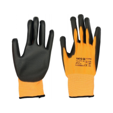 Yato Munkavédelmi kesztyű PU mártott 10-es védőkesztyű
