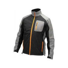 Yato Munkavédelmi softshell kabát fekete-szürke 3XL-es méret 3 zsebes munkaruha