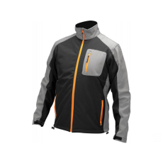 Yato Munkavédelmi softshell kabát fekete-szürke M-es méret 3 zsebes