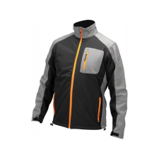 Yato Munkavédelmi softshell kabát fekete-szürke XXL-es méret 3 zsebes munkaruha