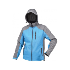 Yato Munkavédelmi softshell kabát kapucnival kék-szürke M-es méret (YT-79561) munkaruha